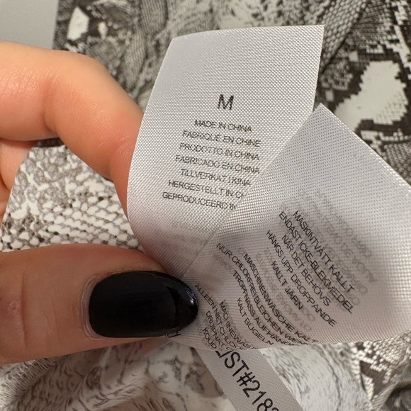 LYSSE- Schiffer Snake Print Button Down Top - Picture 7 of 7